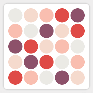 Colorful Polka Dots pattern Sticker